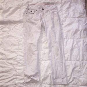 White true religion skinny jeans